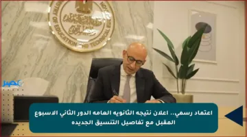 اعتماد رسمي.. إعلان نتيجة الثانوية العامة الدور الثاني الأسبوع المقبل مع تفاصيل التنسيق الجديدة